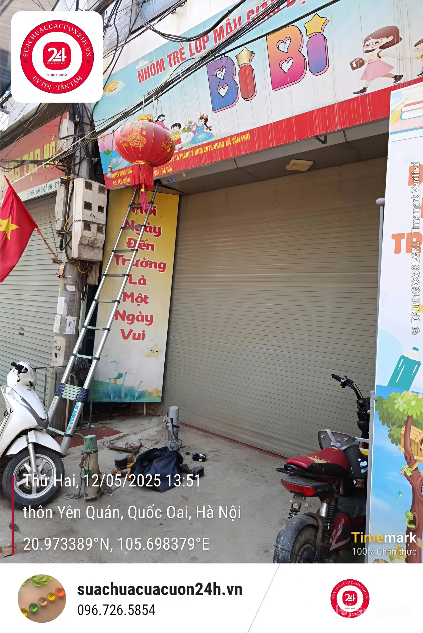 Sửa Cửa Cuốn Tại Quốc Oai 15p có mặt