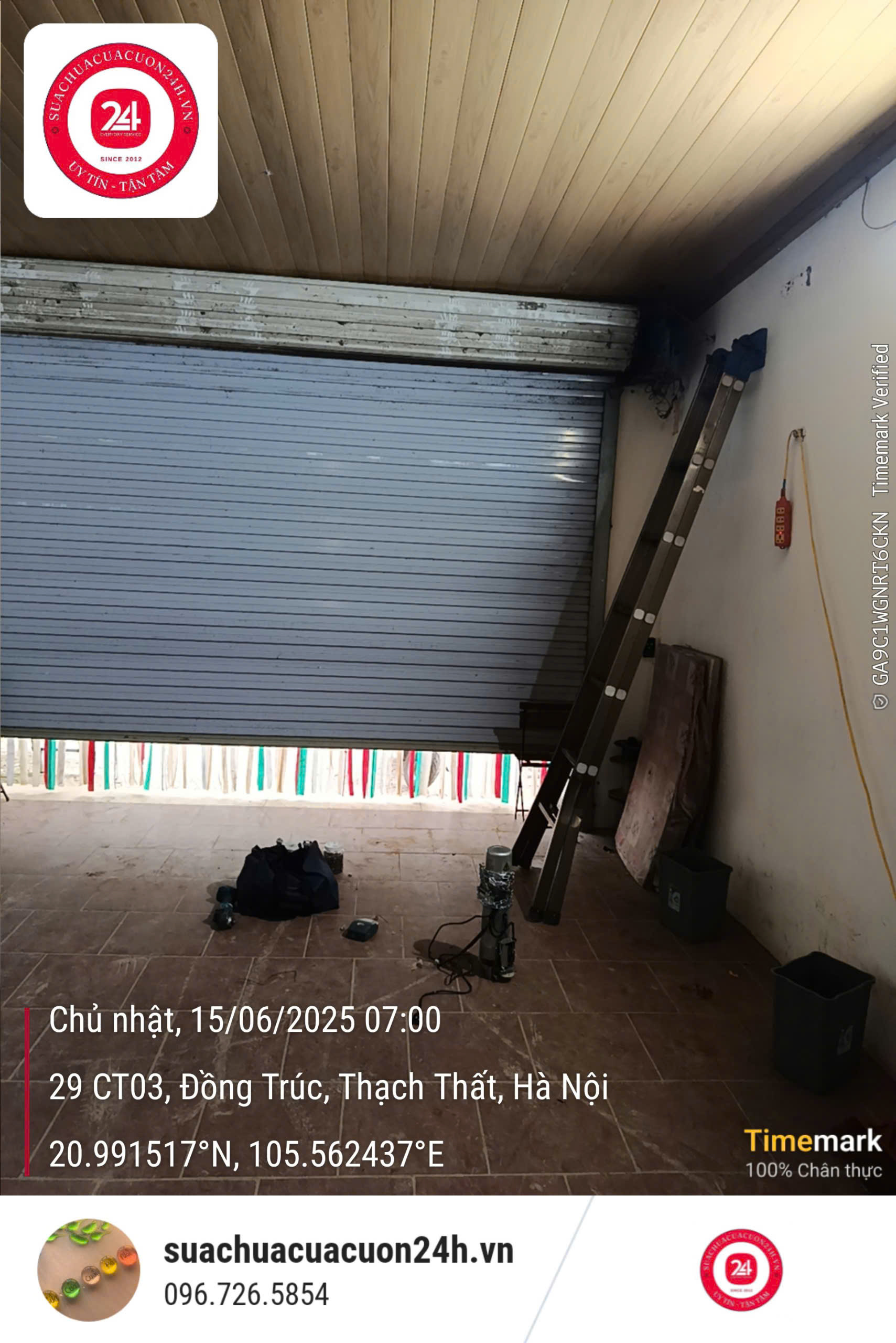 sửa cửa cuốn thạch thất nhanh